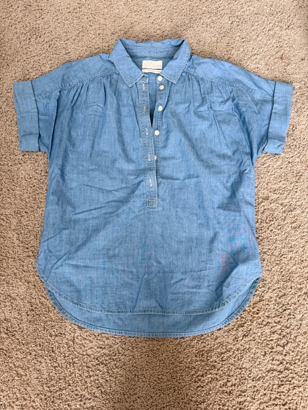 J. Crew Light Blue Denim Pullover Top - Women